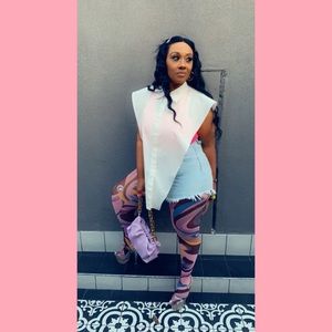 Asymmetric White Shirt